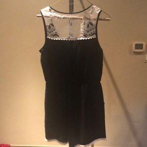 Romper black and white